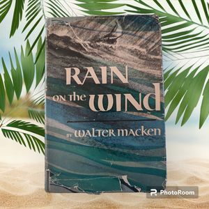 Vintage 1950 Rain on the Wind Walter Macken Macmillan Hardcover Dust Cover